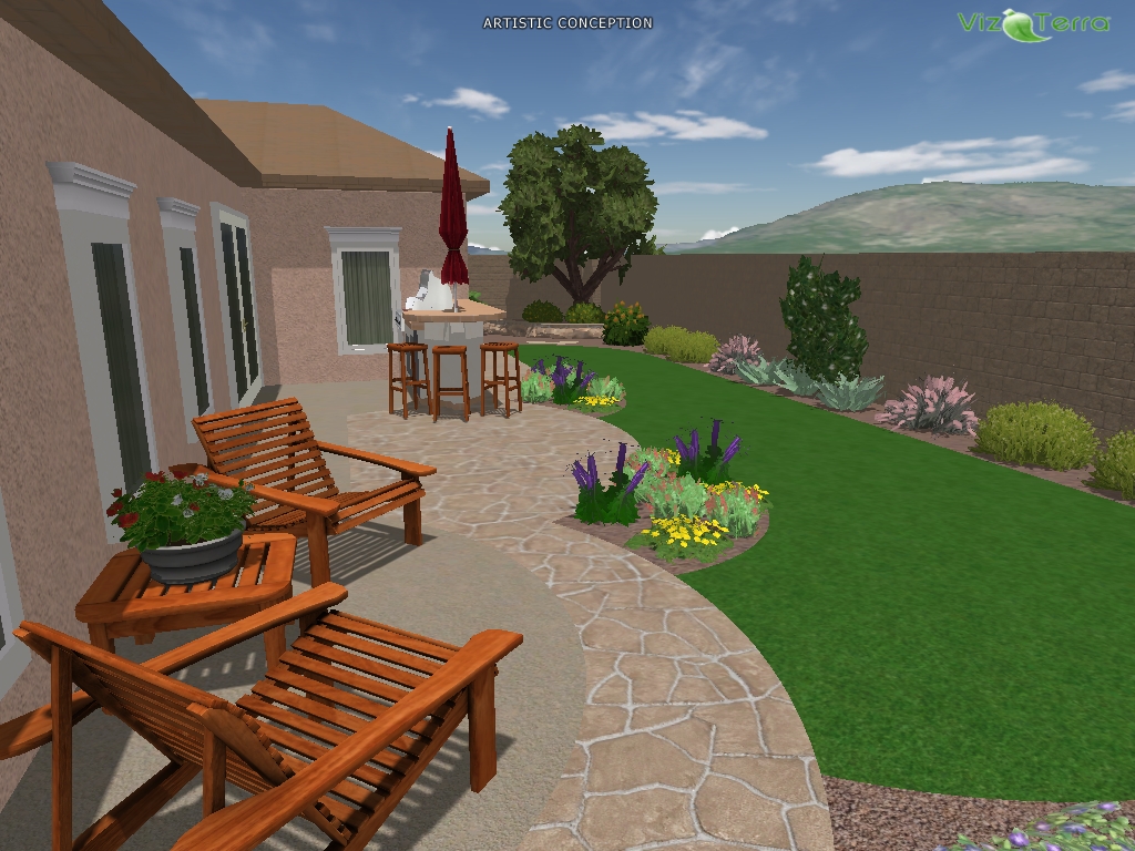 Backyard Landscape Plans created by our Landscape Design Team in Las Vegas