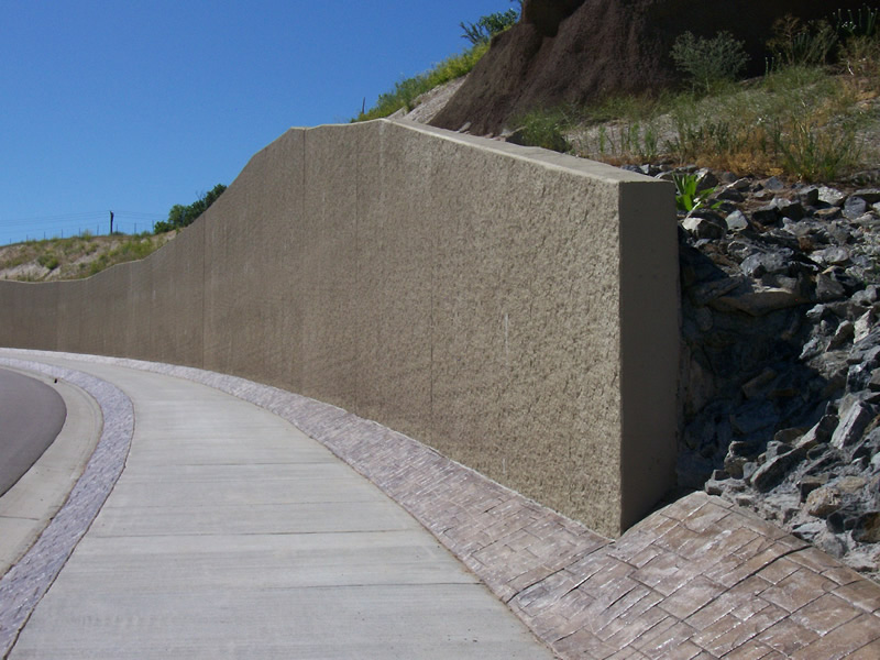 Photo of a Cast-In-Place Retaining Wall in Las Vegas