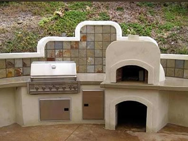 Photo of Custom Outdoor Pizza Oven and Outdoor Kitchen