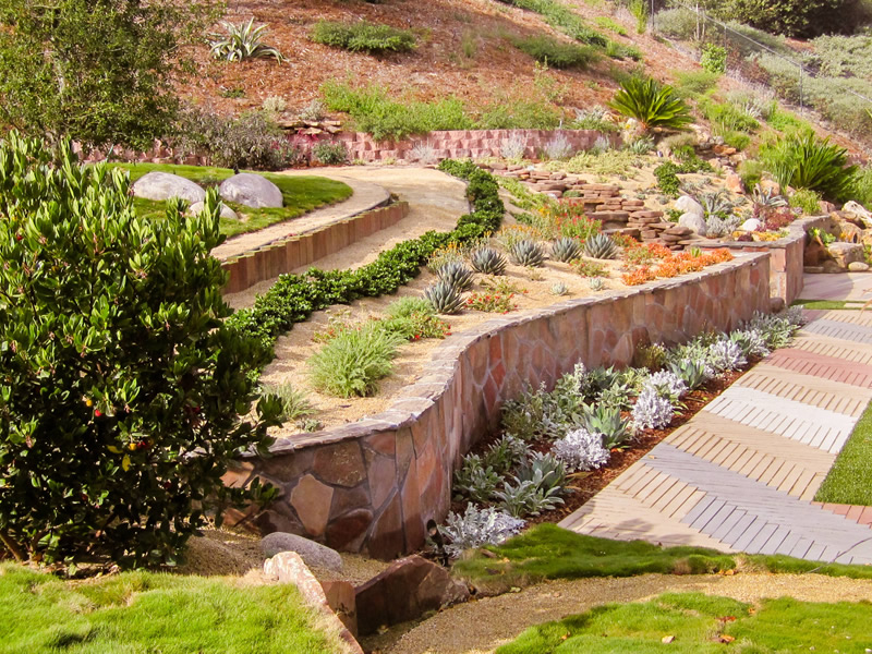 Photo of Desert Retaining Wall