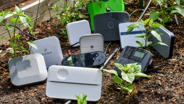 smart irrigation Las Vegas using AI weather-based controllers and soil sensors