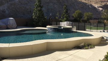 Luxury residential poolscape design Southern Highlands Las Vegas