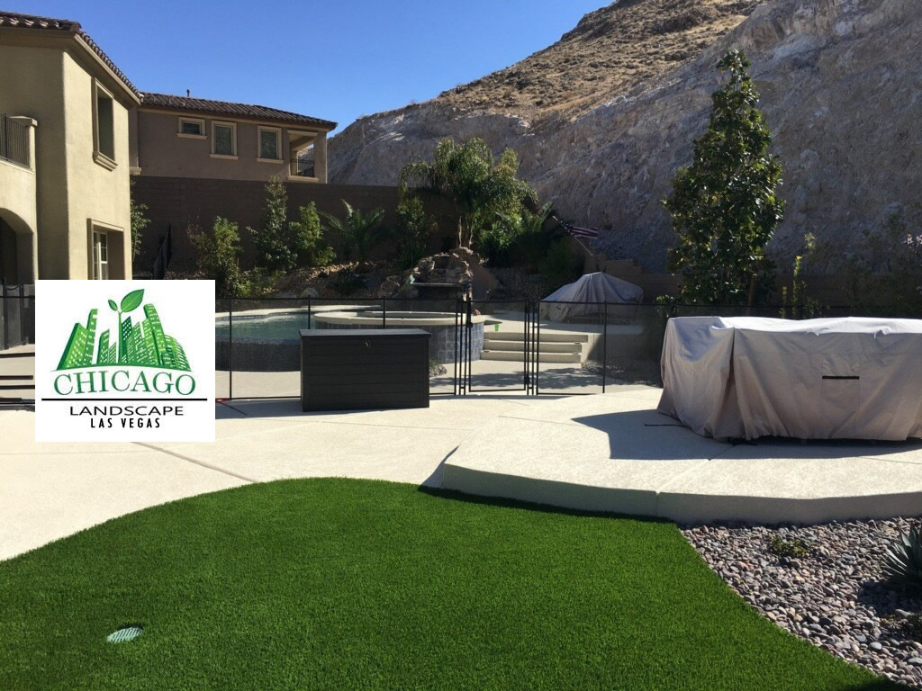 Luxury residential poolscape design Southern Highlands Las Vegas