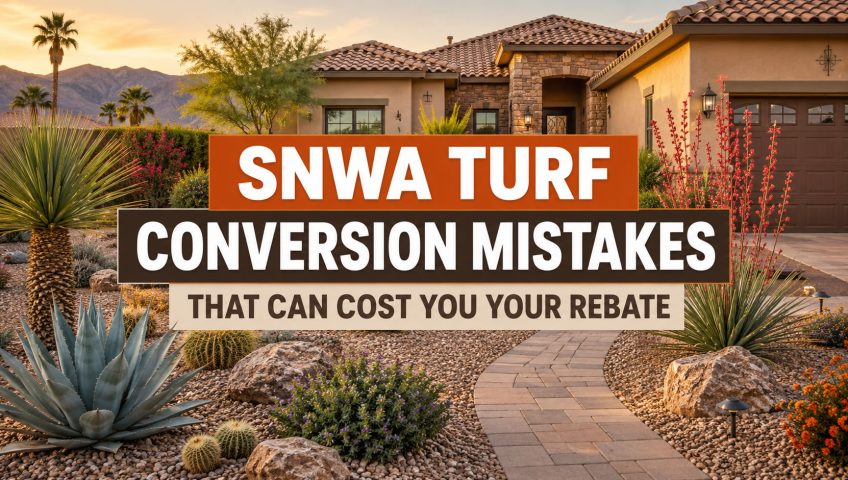 SNWA turf conversion mistakes in a Las Vegas desert landscape